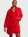Плюшевый халат Victoria&rsquo;s Secret Cozy Plush со стразами, XS/S красный 27390117 фото 1