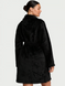 Плюшевый халат Victoria&rsquo;s Secret Cozy Plush с вышивкой, XS/S черный 27368266 фото 2
