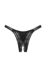 Трусики бразилиана Victoria's Secret Very Sexy Shine Strap Lace Crotchless Brazilian Panty