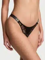 Трусики бразиліана Victoria's Secret Very Sexy Shine Strap Lace Crotchless Brazilian Panty — изображение 2