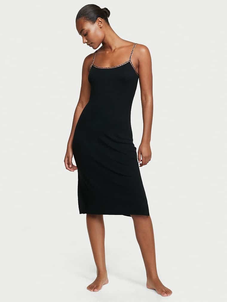 1376-80665244598657_6301ca7ac3-1 Нічна сорочка Victoria Secret Modal Rib Midi Slip Dress - Зображення 1