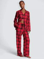 Фланелева піжама VICTORIA'S SECRET Flannel Long PJ Set