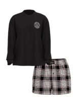 Піжама Victoria's Secret Flannel Long-Sleeve Short Tee-Jama Set - Зображення 3