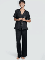 Атласная пижама VICTORIA'S SECRET Satin Long PJ Set