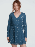 Халат трикотажний Victoria's Secret Modal Lace-Trim Robe