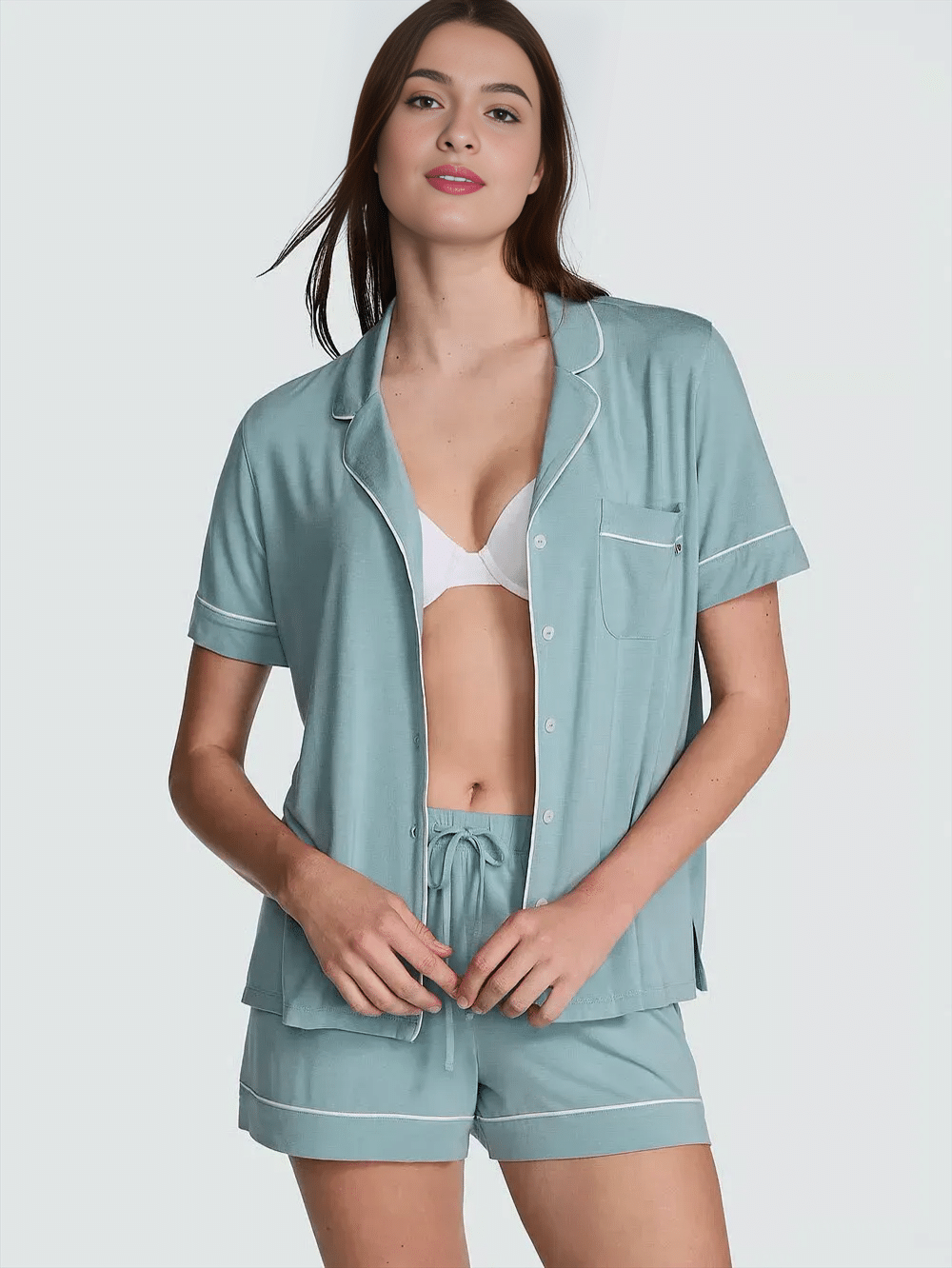 39014773159418_54c861cbc0 Піжама VICTORIA'S SECRET Modal Short PJ Set - Зображення 1