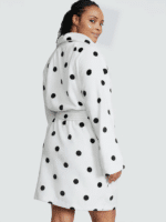 Короткий халат від Victoria's Secret Logo Short Cozy Robe - Зображення 2