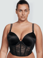 Комплект Victoria's Secret Very Sexy Bombshell Add-2-Cups Chain Strap Corset Top + Thong Panty — изображение 2