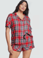 Піжама Victoria's Secret Flannel Short Pajama Set