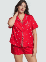 Піжама Victoria's Secret Flannel Short Pajama Set