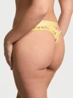 Бавовняні трусики тонг Victoria's Secret Logo Cotton Thong Panty - Зображення 2