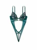 Боді Victoria's Secret Very Sexy Shimmer Embroidery Crotchless Teddy - Зображення 3