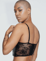 Комплект Victoria's Secret бюстьє корсет + трусики тонг — изображение 3