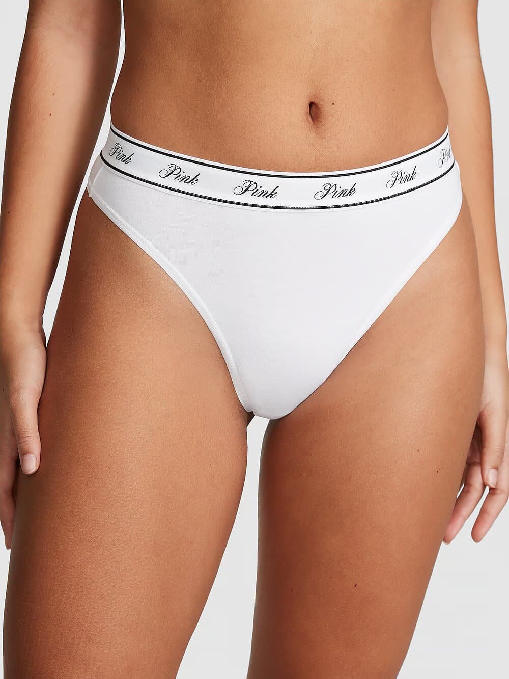 bavovniani-trusyky-tonh-pink-logo-cotton-high-waist-thong-panty3927-90263446063817_efd6b26e86-1 Бавовняні трусики тонг PINK LOGO COTTON HIGH-WAIST THONG PANTY - Зображення 1