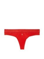 Бавовняні трусики Victoria's Secret Cotton Shine Patch Thong Panty (червоні) - Зображення 4