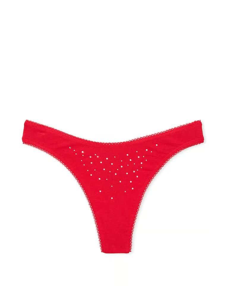 bavovniani-трусики-victorias-secret-stretch-cotton-scatter-shine-high-leg-scoop-thong-panty-23171030519186_fc825ddf4c-1 Бавовняні трусики Victoria's Secret Stretch Cotton Scatter Shine High-Leg Scoop Thong Panty — изображение 1