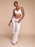 Бавовняні трусики Victoria's Secret Cotton Shine Patch Thong Panty — изображение 3