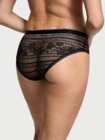 Мереживні трусики хіпхагер Victoria's Secret Logo Lace Hiphugger Panty — изображение 2