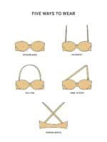 Комплект білизни Вікторія Сикрет Lightly Lined Smooth Strapless Bra + Thong Panty — изображение 7