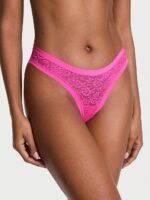Кружевные бесшовные трусики тонг No-Show No-Show Lace Thong Panty