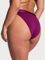 Бавовняні трусики Victoria's Secret COTTON Logo Cotton Tanga Panty — изображение 2