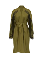 Атласний халат Satin Rose Lace Victoria's Secret — изображение 4