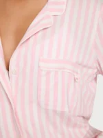 Піжама Victoria's Secret Modal Long PJ Set-Рожева смужка