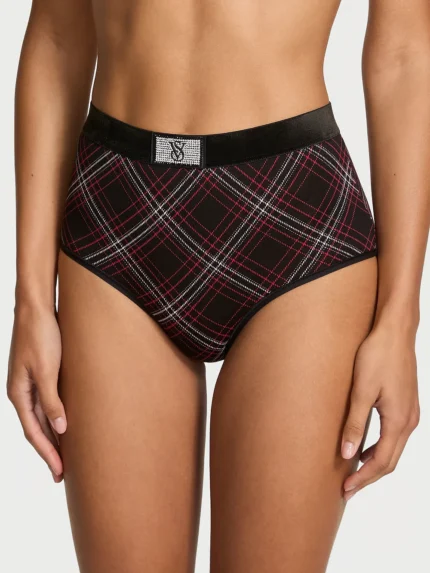 Бавовняні трусики Victoria's Secret Cotton Logo Cotton Modern Brief Panty