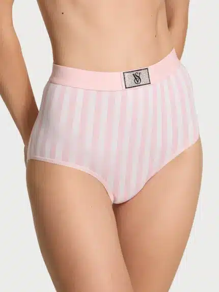 Бавовняні трусики Victoria's Secret Cotton Logo Cotton Modern Brief Panty